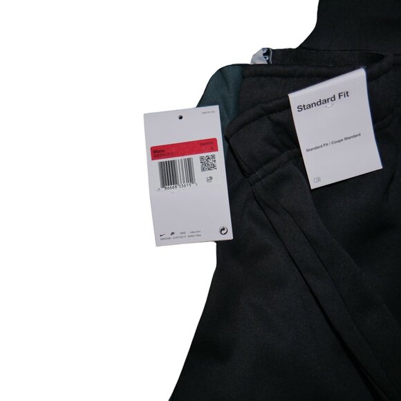 Nike Therma-Fit Sweatsuit Men's Size L-XL Black/Red Big Swoosh Outfit Set NWT - Picture 12 of 13